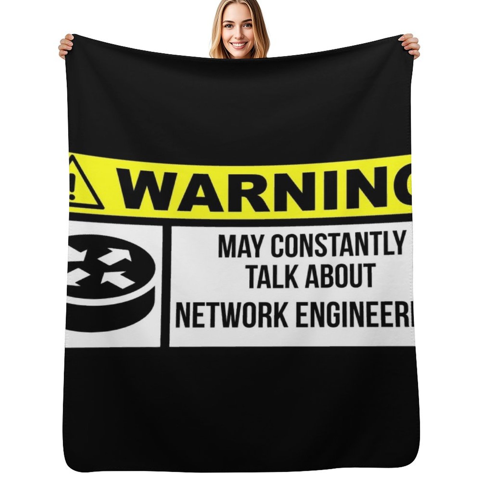 3D Printing Engineer - Network engineer Throw Blanket Plush Fuzzy
