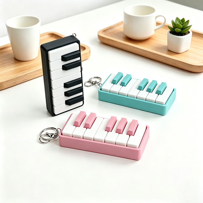 3D Printing Jobs - 3d Printed Piano Stress Clicker Keychain