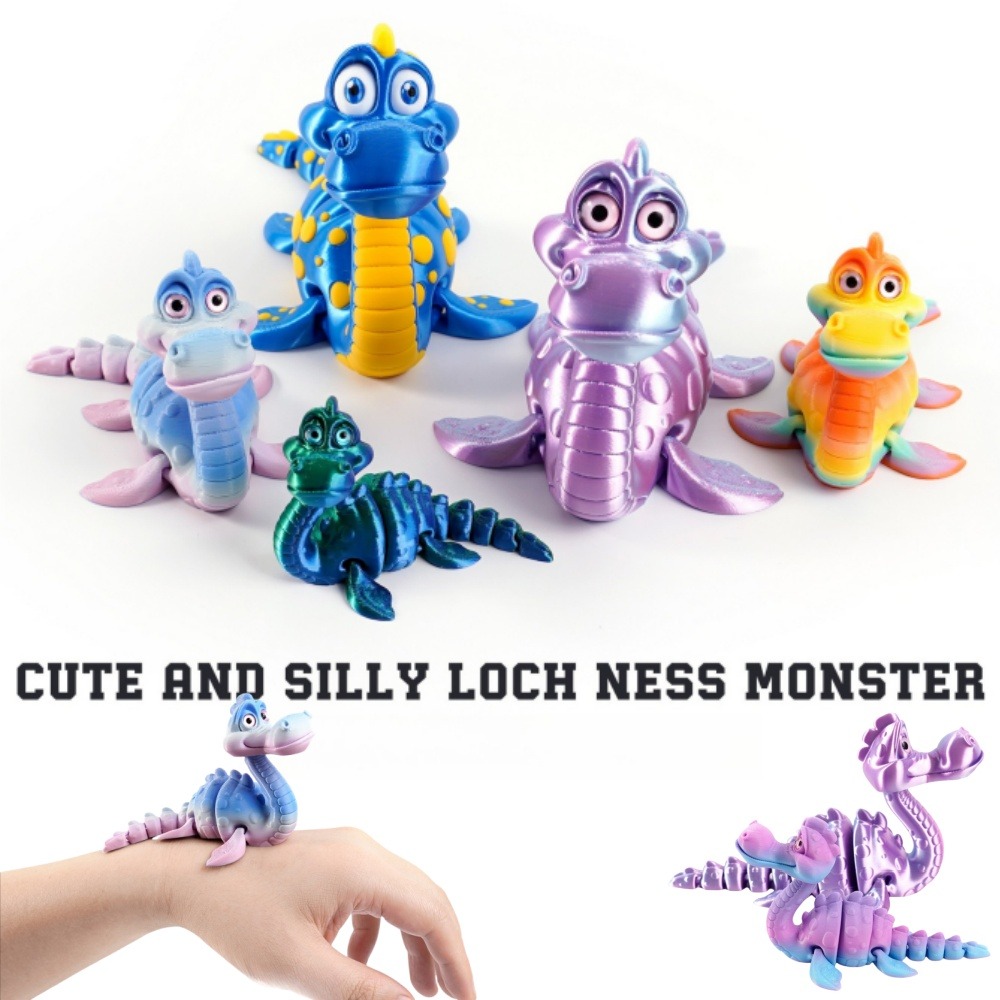 3D Printing Ultem - 3D Printed Loch Ness Figures Toys