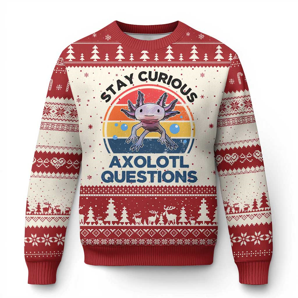 3D Printing Question - Cartoon Axolotl Pun Ugly Christmas Sweater