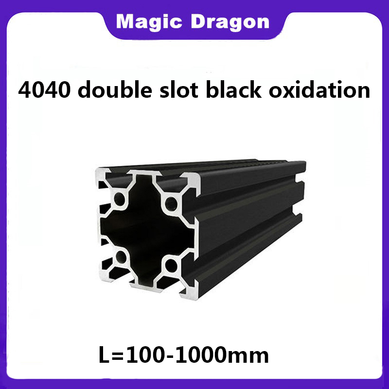1PCS Black 4040 Double Slot V- - V Slot Aluminum Extrusion recensione e prezzo