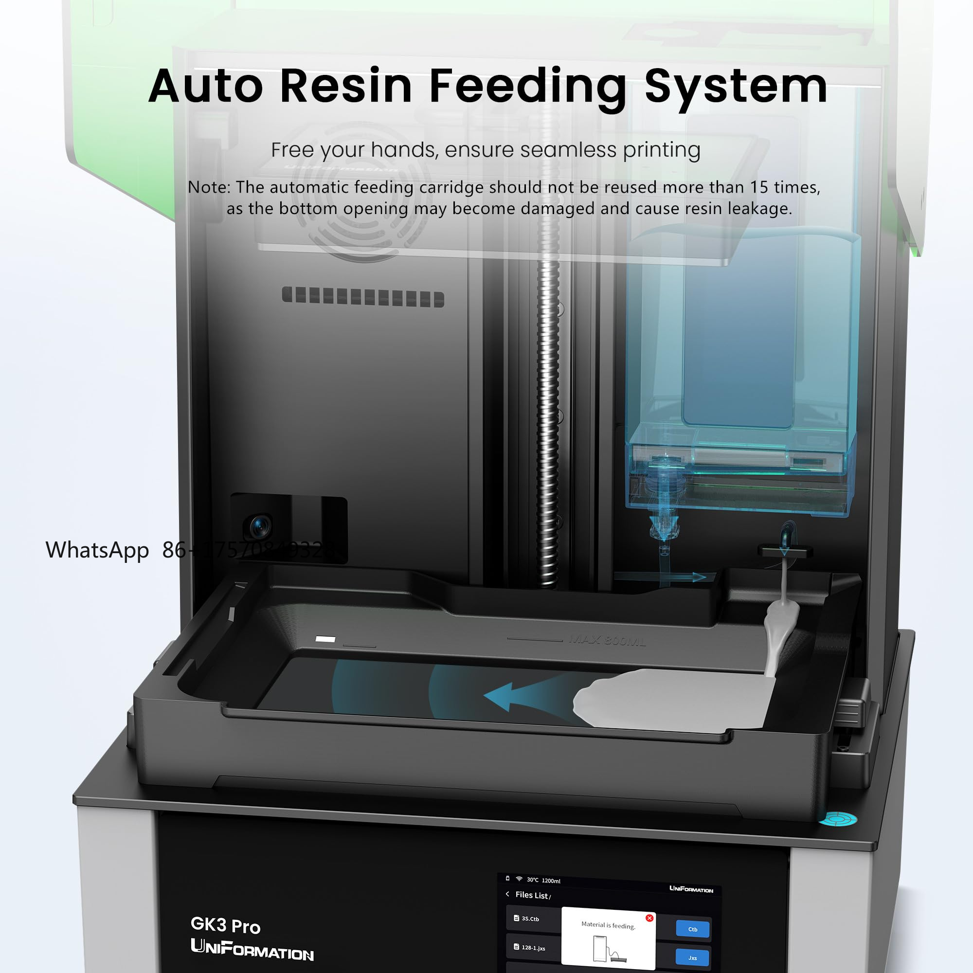 UniFormation GK3 Pro Resin LCD - 3D Printer Resin recensione e prezzo