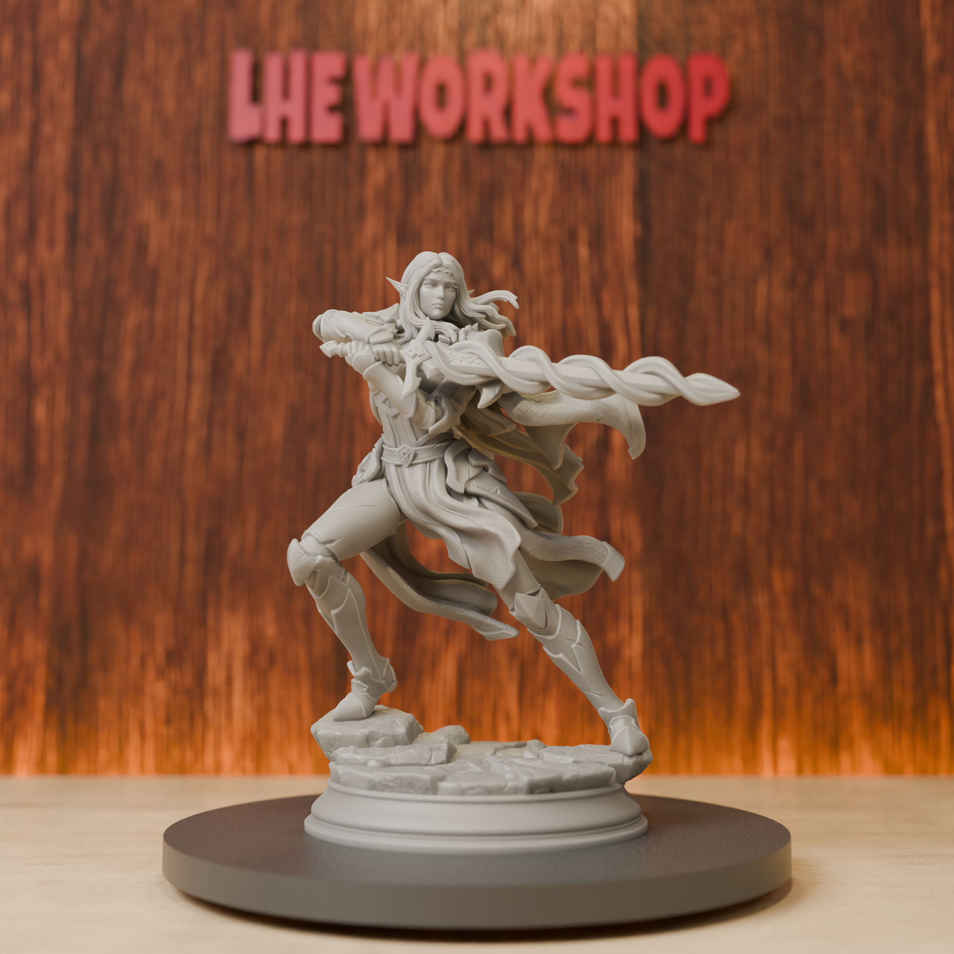 Female Elf Eldritch Knight Min - 3D Printing Ultem recensione e prezzo