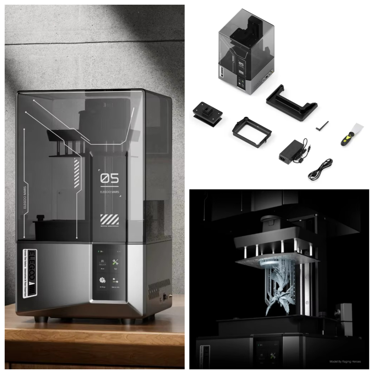 ELEGOO Wholesale Mars 5 Ultra  - 3D Printer Resin recensione e prezzo