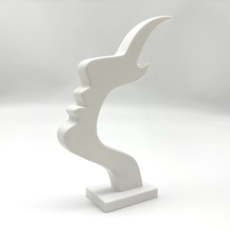 Modern minimalist abstract fac - 3D Printing Glasses Frames recensione e prezzo