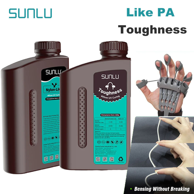SUNLU 1KG Nylon-Like/Toughness - 3D Printing Uv Resin recensione e prezzo