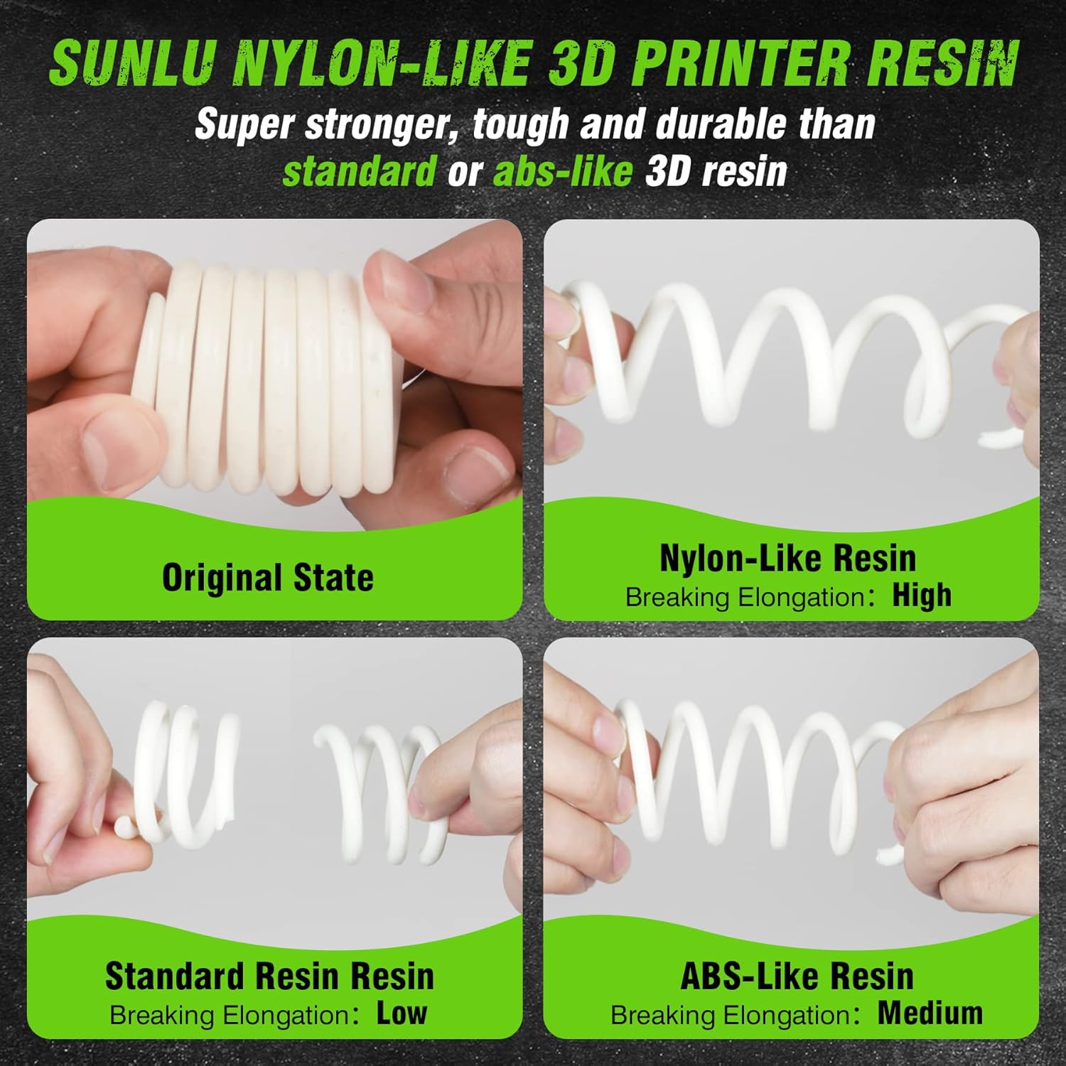 SUNLU 1KG Nylon-Like/Toughness - 3D Printing Uv Resin recensione e prezzo