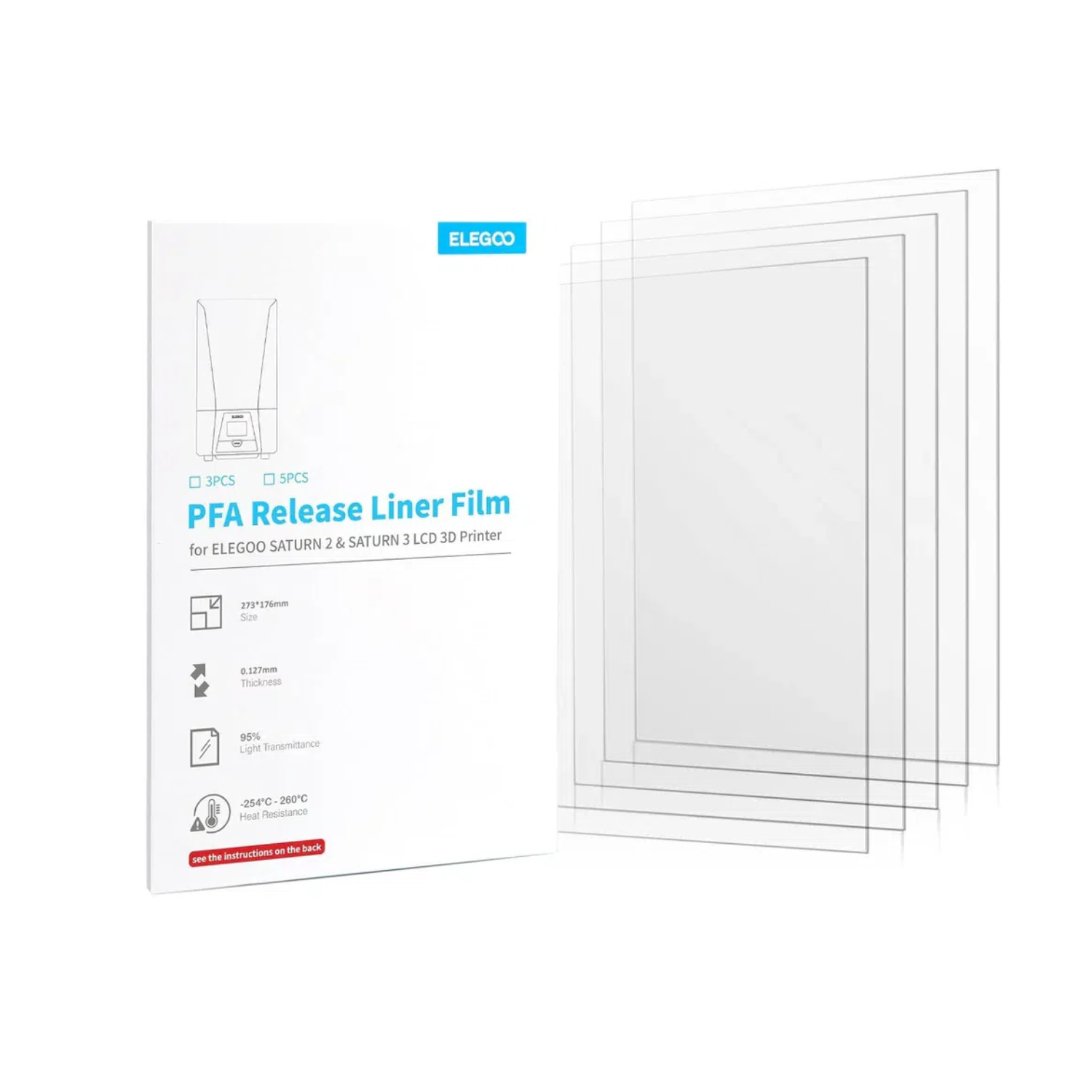 Film for ELEGOO PFA Release Li - 3D Printer Resin recensione e prezzo