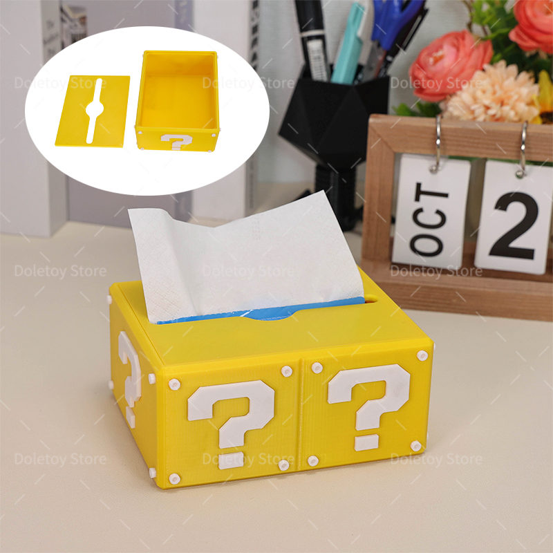 Question Mark Block Tissue Box - 3D Printing Question recensione e prezzo