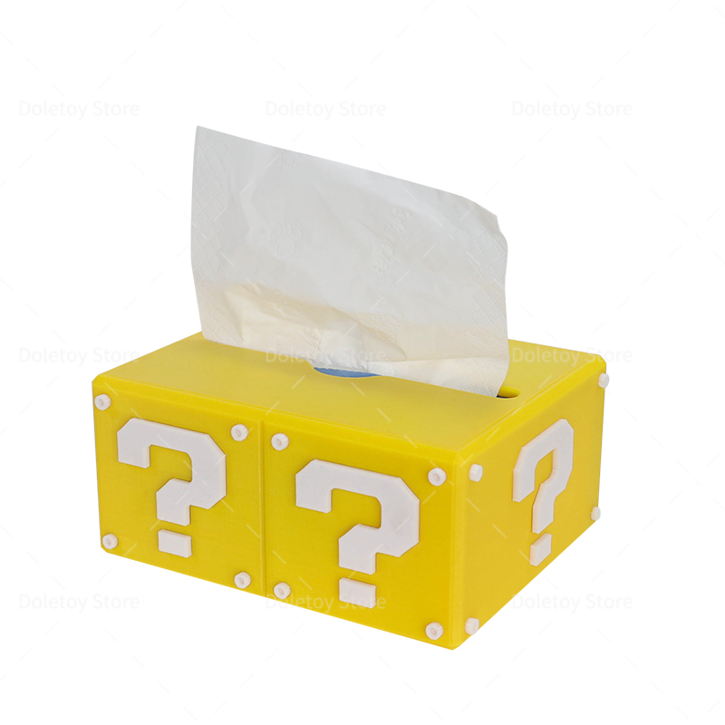Question Mark Block Tissue Box - 3D Printing Question recensione e prezzo