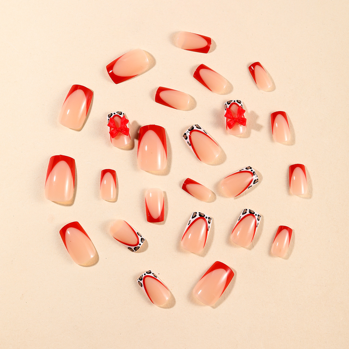 24pcs Red French Style Fake Na - 3D Printing Examples recensione e prezzo