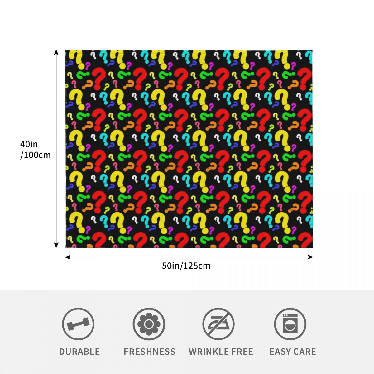 Colorful Question Mark Pattern - 3D Printing Question recensione e prezzo
