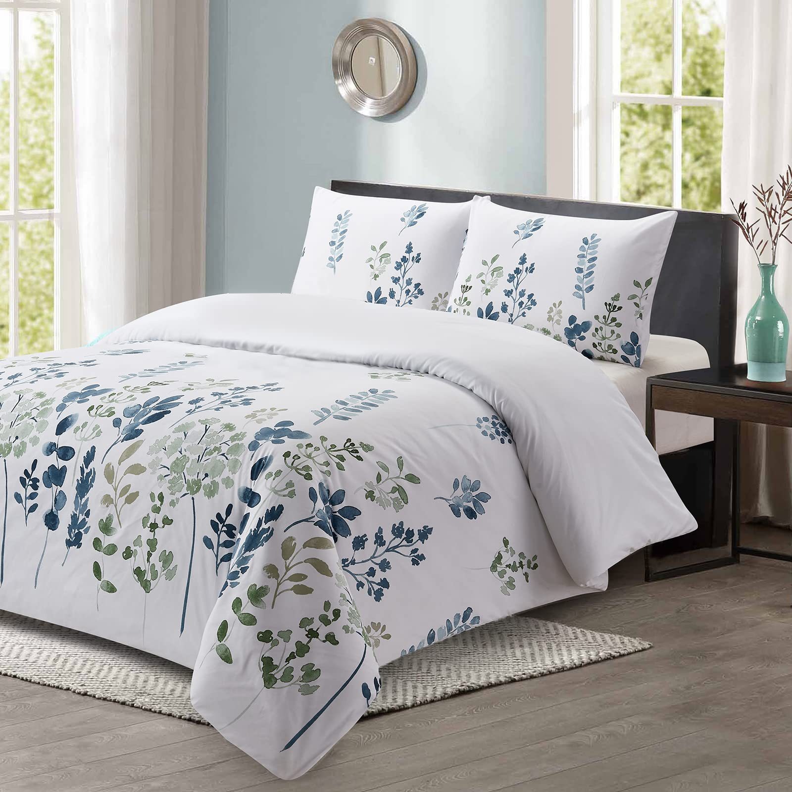 White Floral Three Piece Duvet - 3D Printing Examples recensione e prezzo