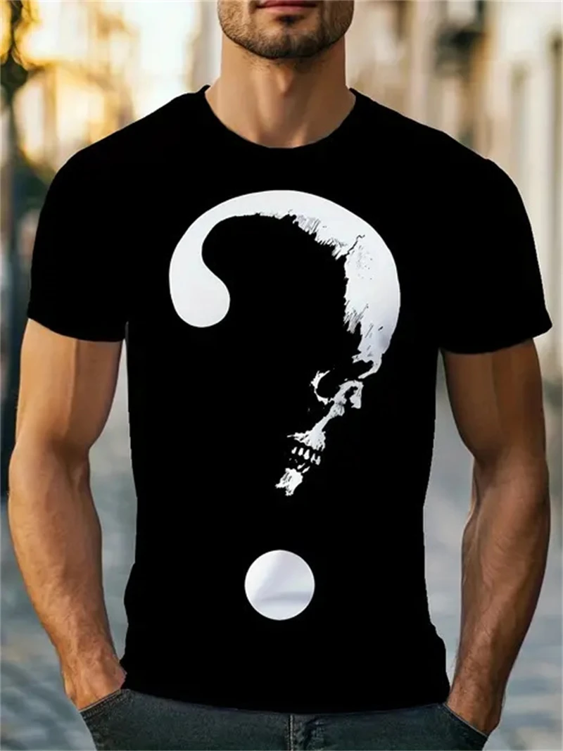 Men's Black Skull Question Mar - 3D Printing Question recensione e prezzo