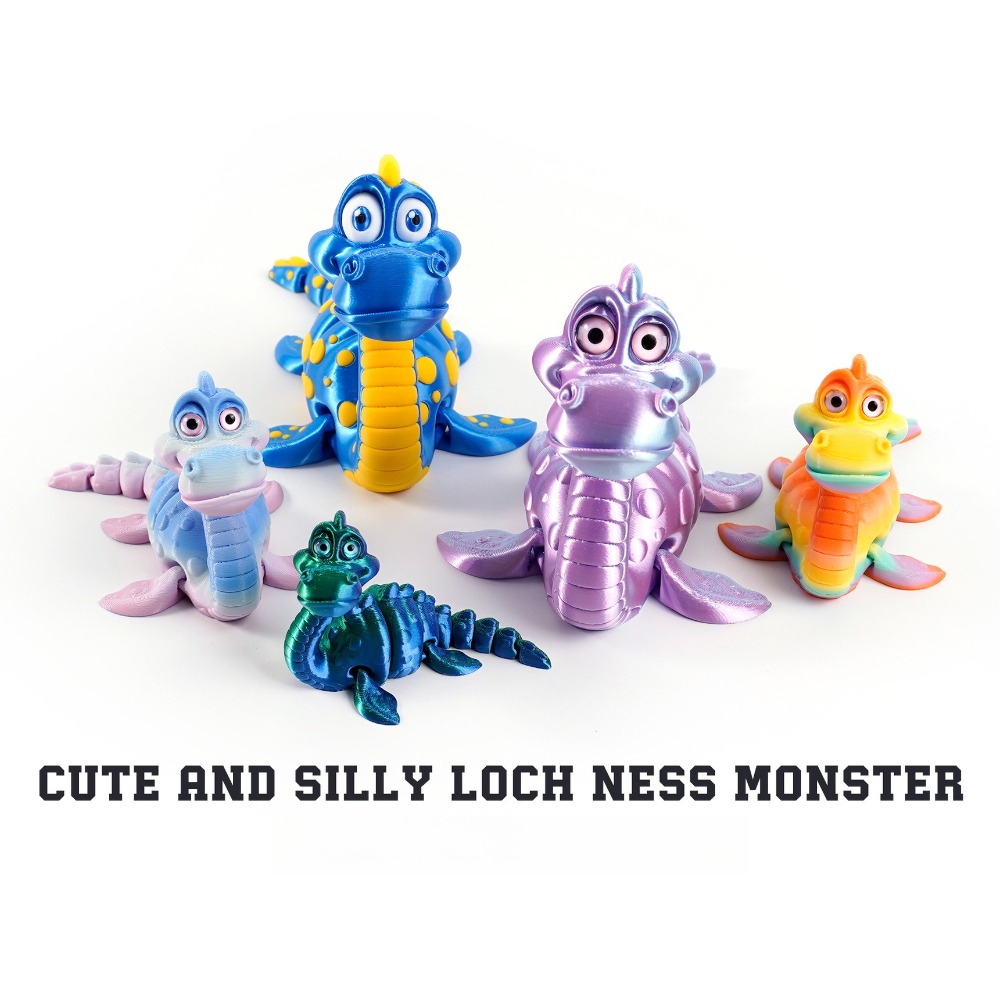 3D Printed Loch Ness Figures T - 3D Printing Ultem recensione e prezzo