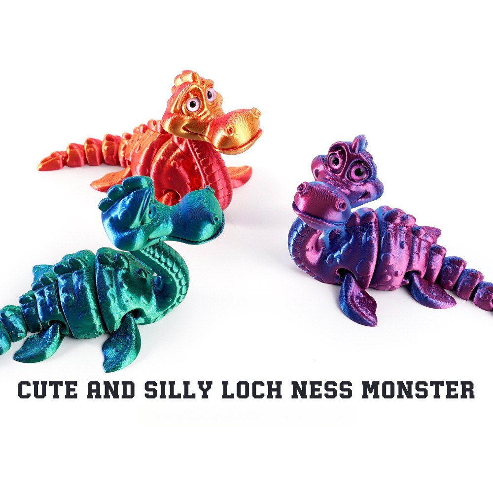 3D Printed Loch Ness Figures T - 3D Printing Ultem recensione e prezzo