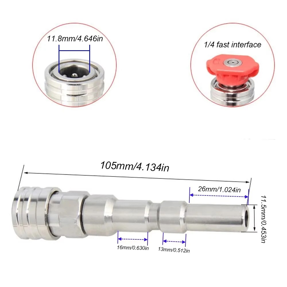 5Pcs Color High Pressure Nozzl - Nozzle Cleaning Kit recensione e prezzo