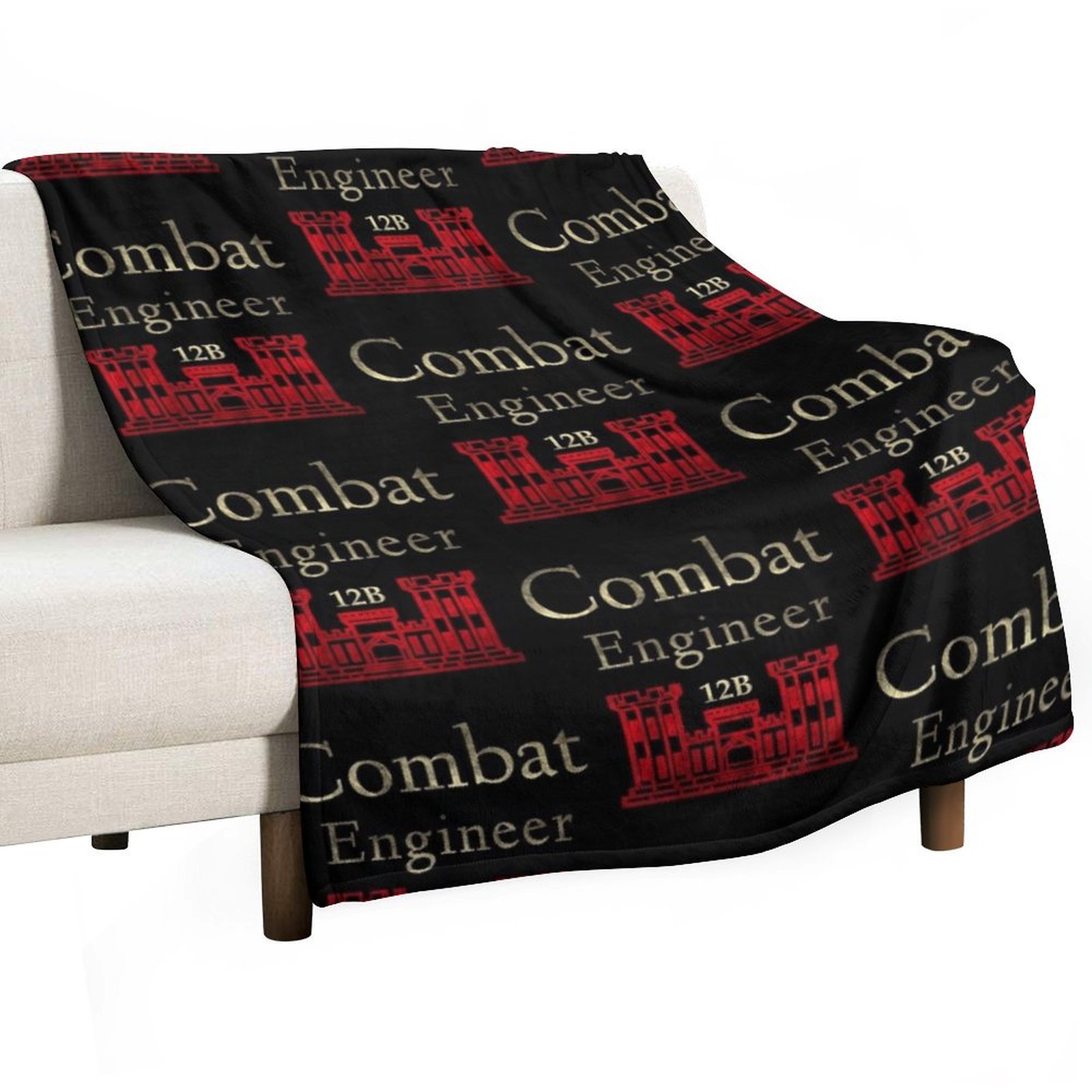 Army Combat Engineer Throw Bla - 3D Printing Engineer recensione e prezzo