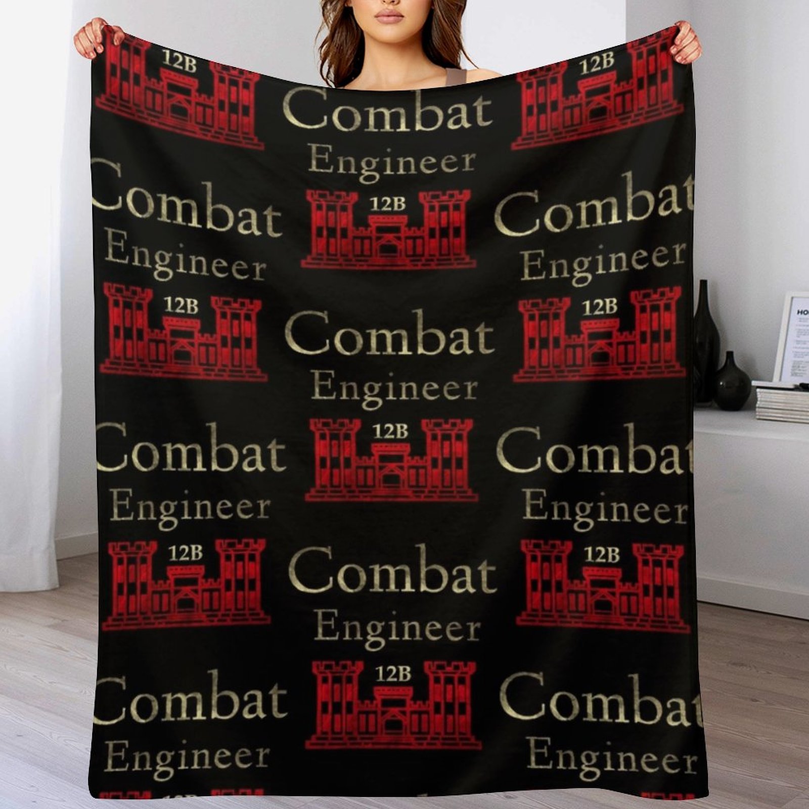 Army Combat Engineer Throw Bla - 3D Printing Engineer recensione e prezzo