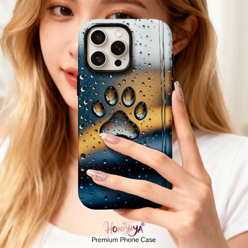 2 in 1 Paw Print Phone Case Fo - 3D Printing Quotes recensione e prezzo