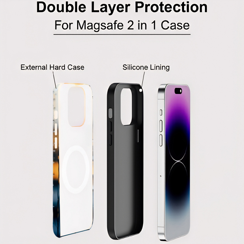 2 in 1 Paw Print Phone Case Fo - 3D Printing Quotes recensione e prezzo
