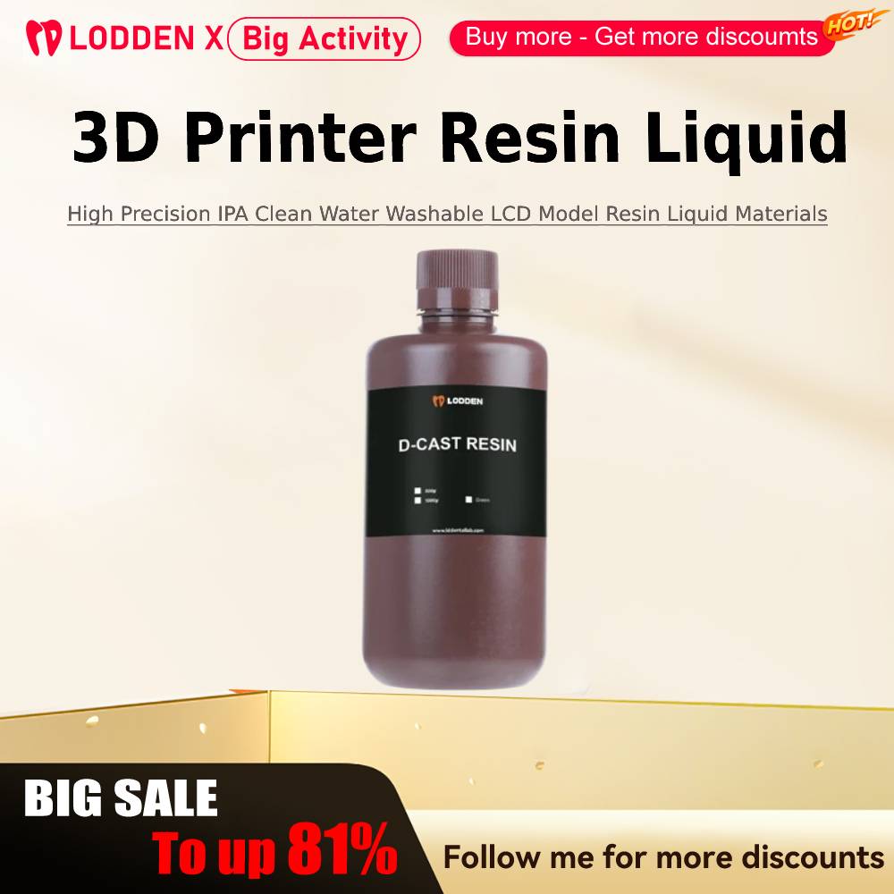 Lodden 3D Printer Resin Liquid - 3D Printer Resin recensione e prezzo