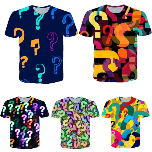Interesting Question Mark T-sh - 3D Printing Question recensione e prezzo