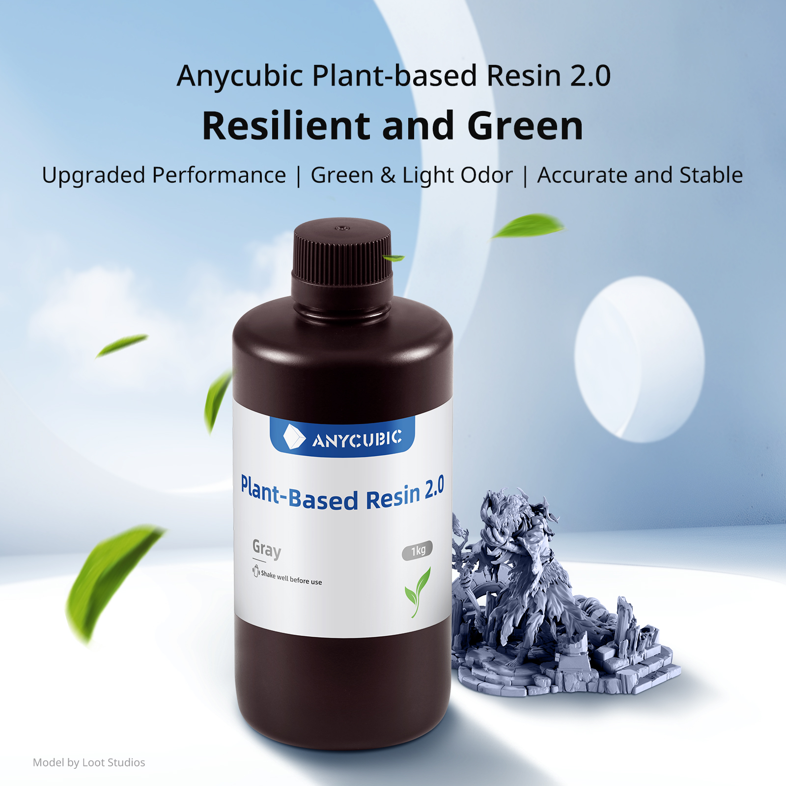 NEWEST ANYCUBIC ECO UV Resin 2 - 3D Printing Uv Resin recensione e prezzo