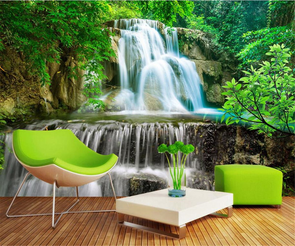 Custom Waterfall Mural 3D Self - 3D Printing Heat Resistant Material recensione e prezzo