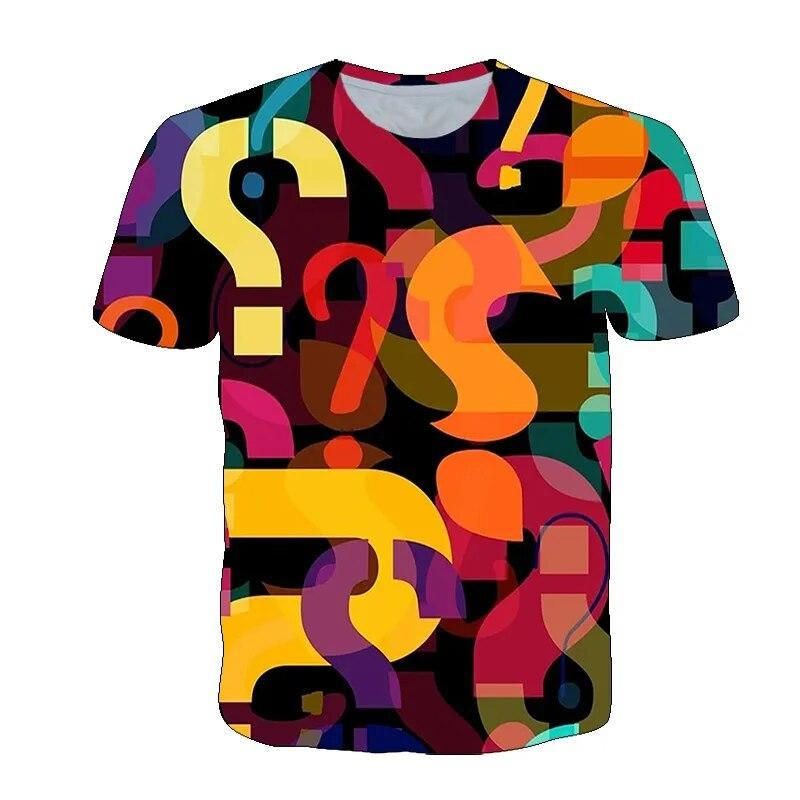 Fun Question Mark T Shirt For  - 3D Printing Question recensione e prezzo