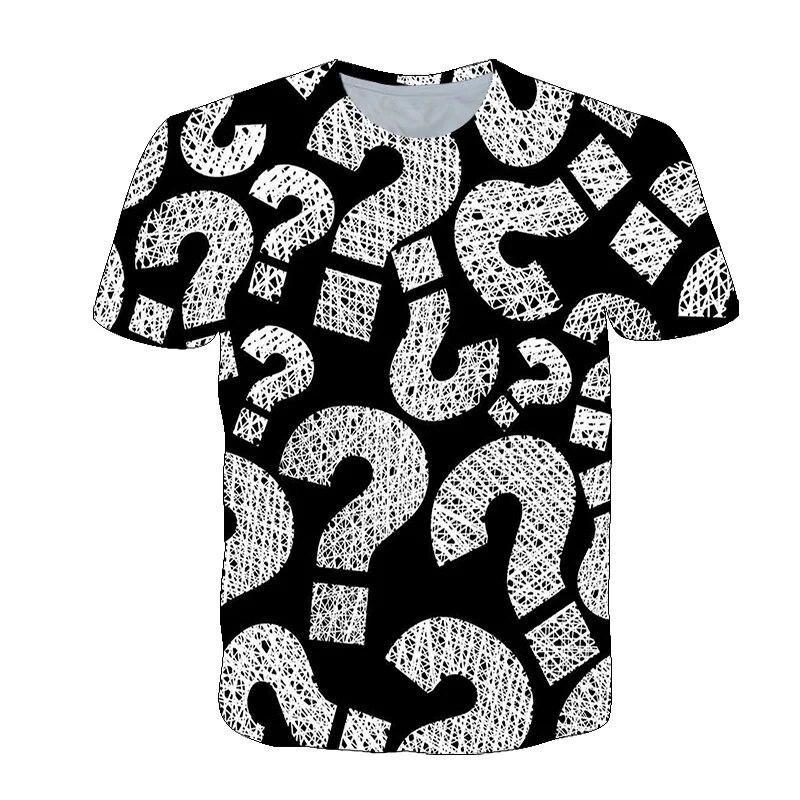 Fun Question Mark T Shirt For  - 3D Printing Question recensione e prezzo