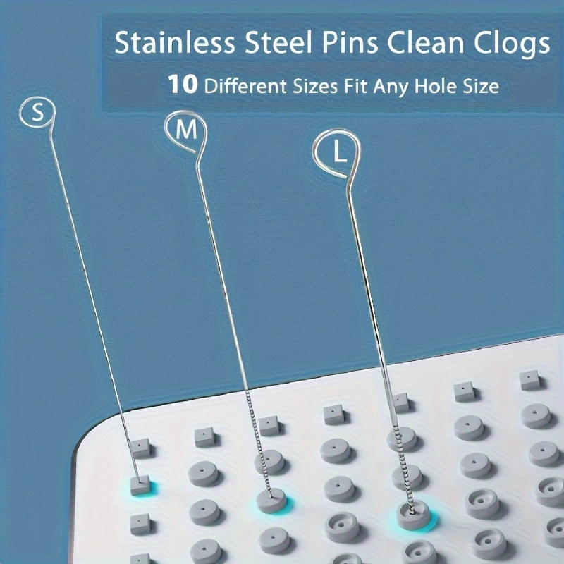 10Pcs Stainless Steel Shower H - Nozzle Cleaning Kit recensione e prezzo