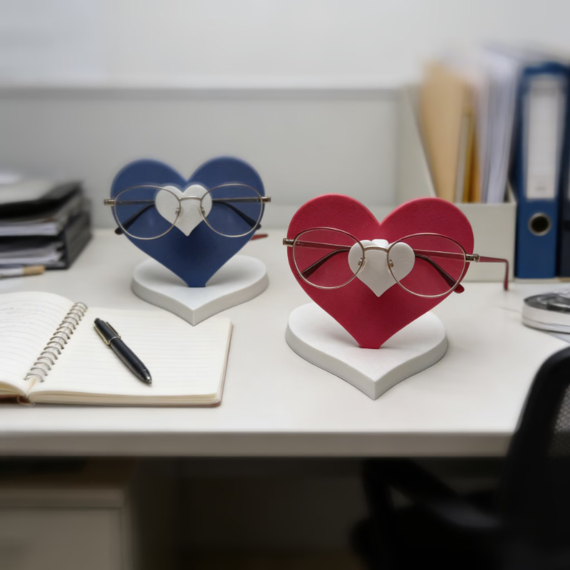 1PC 3D Printed Heart-Shaped Gl - 3D Printing Glasses Frames recensione e prezzo