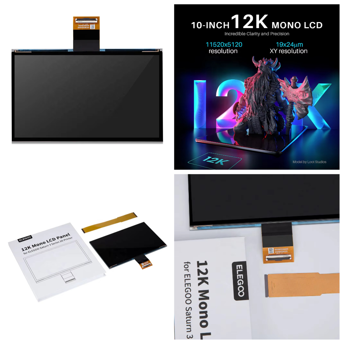 FL-ELEGOO Wholesale LCD Screen - 3D Printer Resin recensione e prezzo