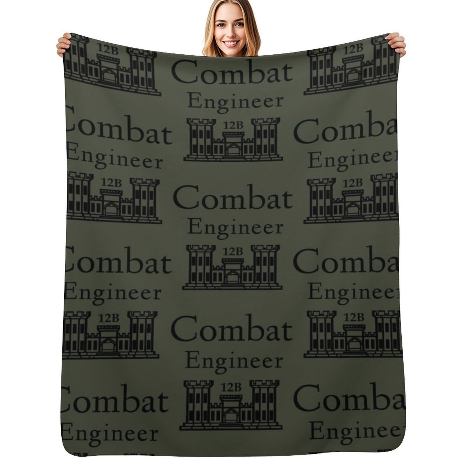 Army Combat Engineer Throw Bla - 3D Printing Engineer recensione e prezzo