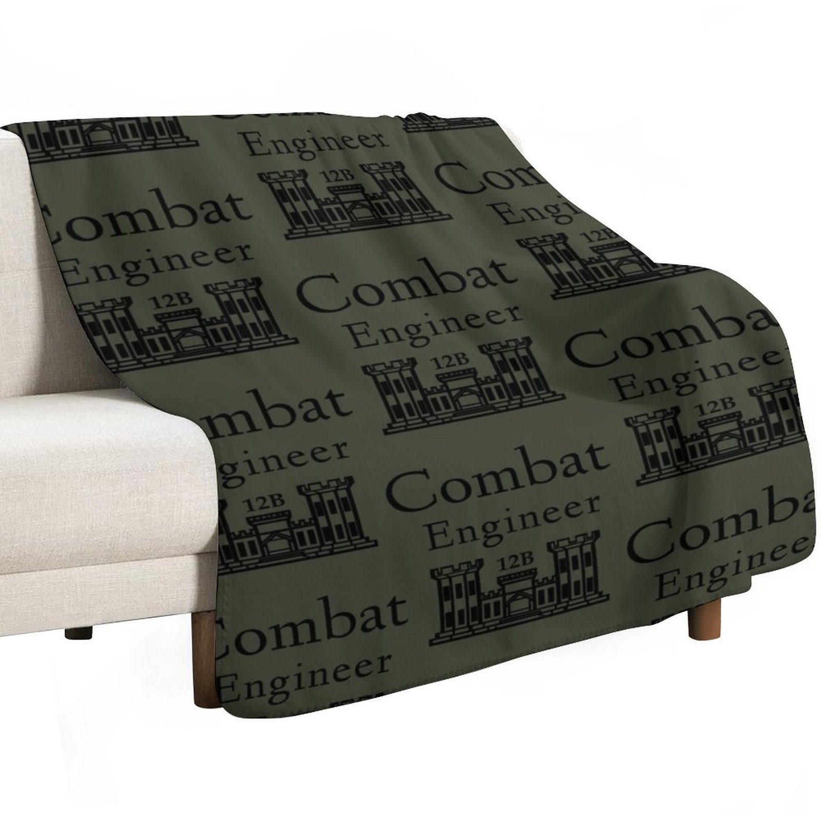 Army Combat Engineer Throw Bla - 3D Printing Engineer recensione e prezzo
