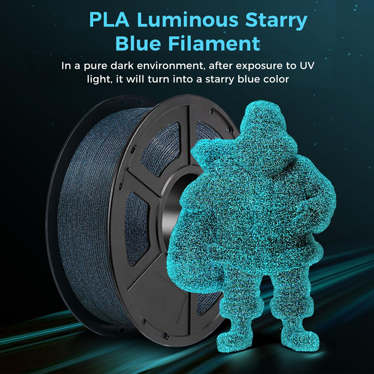 250g 500g 1Kg Starry Sky Blue  - 3D Printing Uv Resin recensione e prezzo