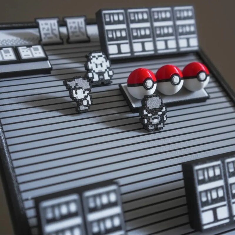 Pokemon Gold Silver Scene Figu - 3D Printing Ultem recensione e prezzo