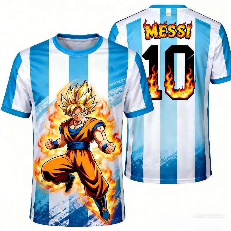Dragon Ball Z Goku x Messi Arg - 3D Printing Z Hop recensione e prezzo