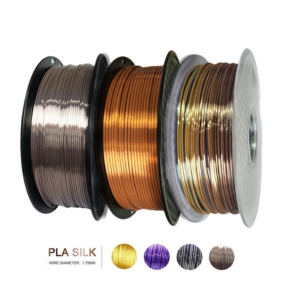 Silk PLA 3D Filament 1kg 1.75m - 3D Printing Uv Resin recensione e prezzo