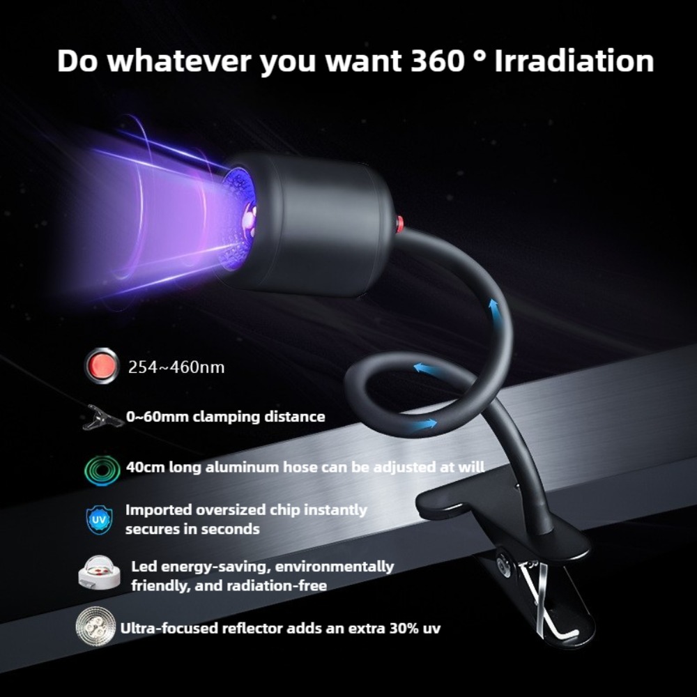 Handheld Clamp UV Curing Lamp  - 3D Printing Uv Resin recensione e prezzo