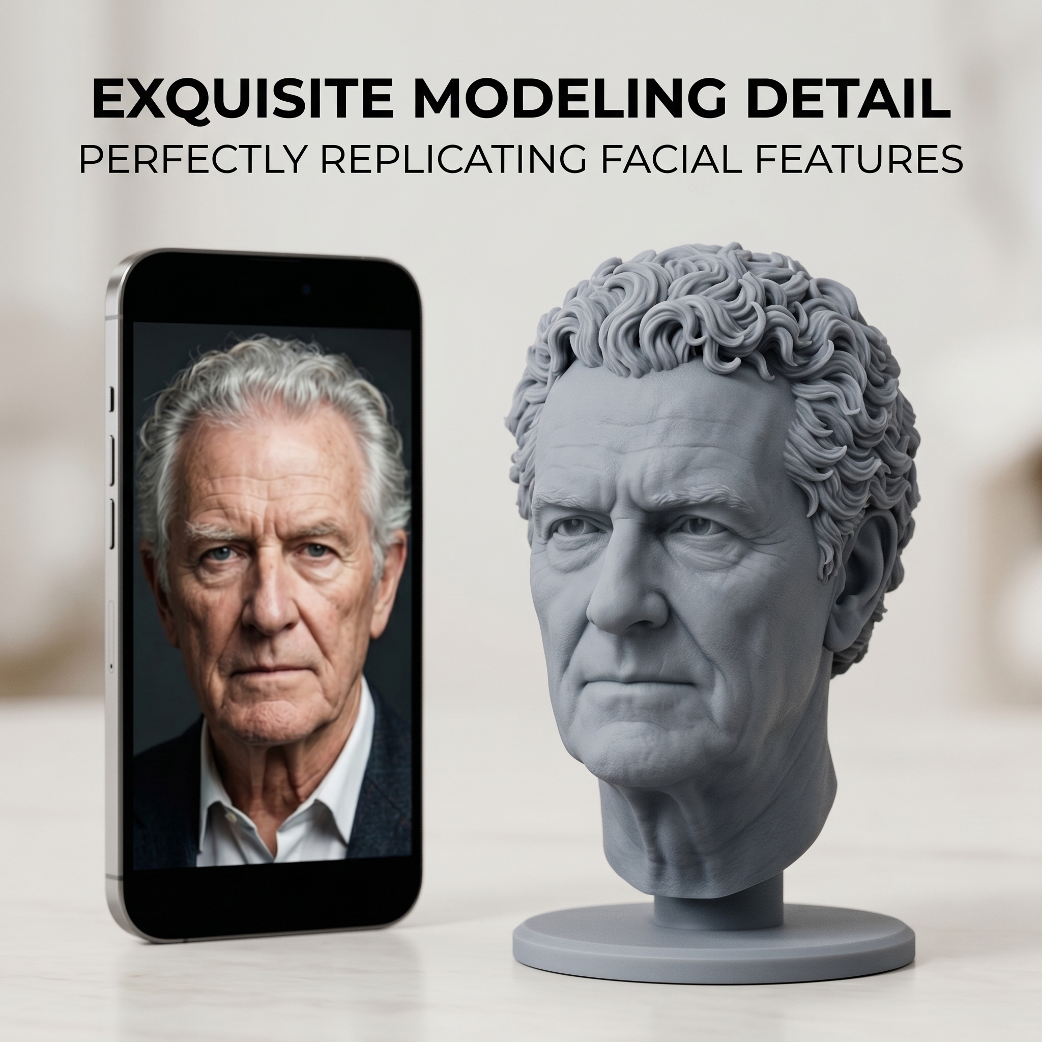 Custom 3D Bust Figurine, Perso - 3D Printing Ultem recensione e prezzo